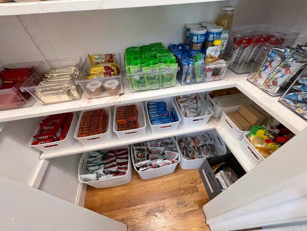 organized pantry, professional home organizer, Organized Jill, Winston Salem NC