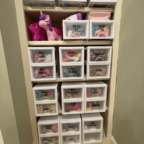 organized playroom, professional home organizer, Organized Jill, Winston Salem nc