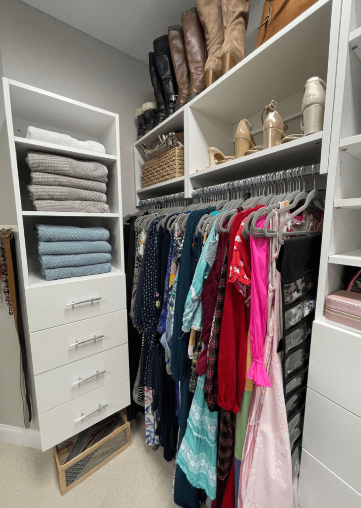 custom closet installation and organization, professional home organizer, Organized Jill, Winston Salem NC