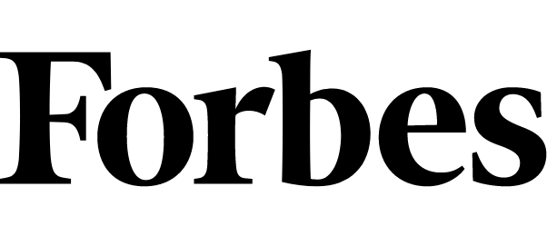 The Forbes logo in bold, black serif font on a white background.