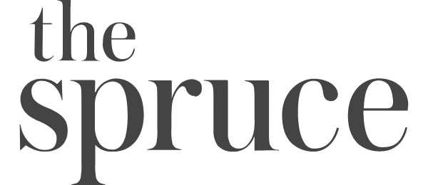 The image shows the words the spruce in a large, elegant serif font, all in lowercase letters, on a white background.